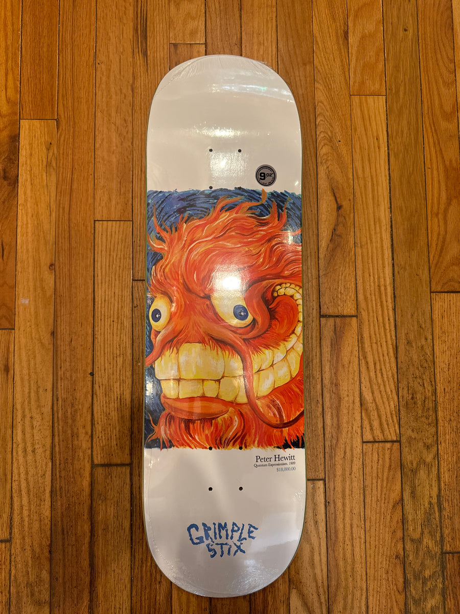 おすすめ Stix Grimple Anti-Hero Peter 9.02 Deck Art Fine Hewitt スケートボード