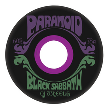 Load image into Gallery viewer, OJ wheels x Black Sabbath Paranoid Super Juice Wheels 78a 60mm