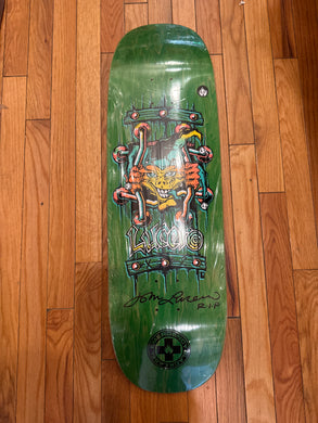 *Signed* Black Label John Lucero X2 Tugboat Shaped Deck 9.5