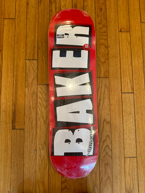 Baker Brand Logo White Team Deck 8.6