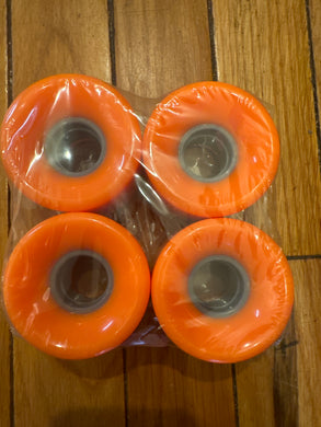 Blank Cruiser Style Orange Wheels 83a 60mm