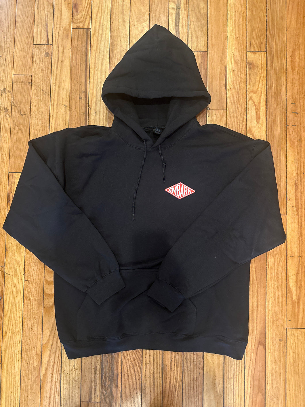 Embark Clear Hoodie Black