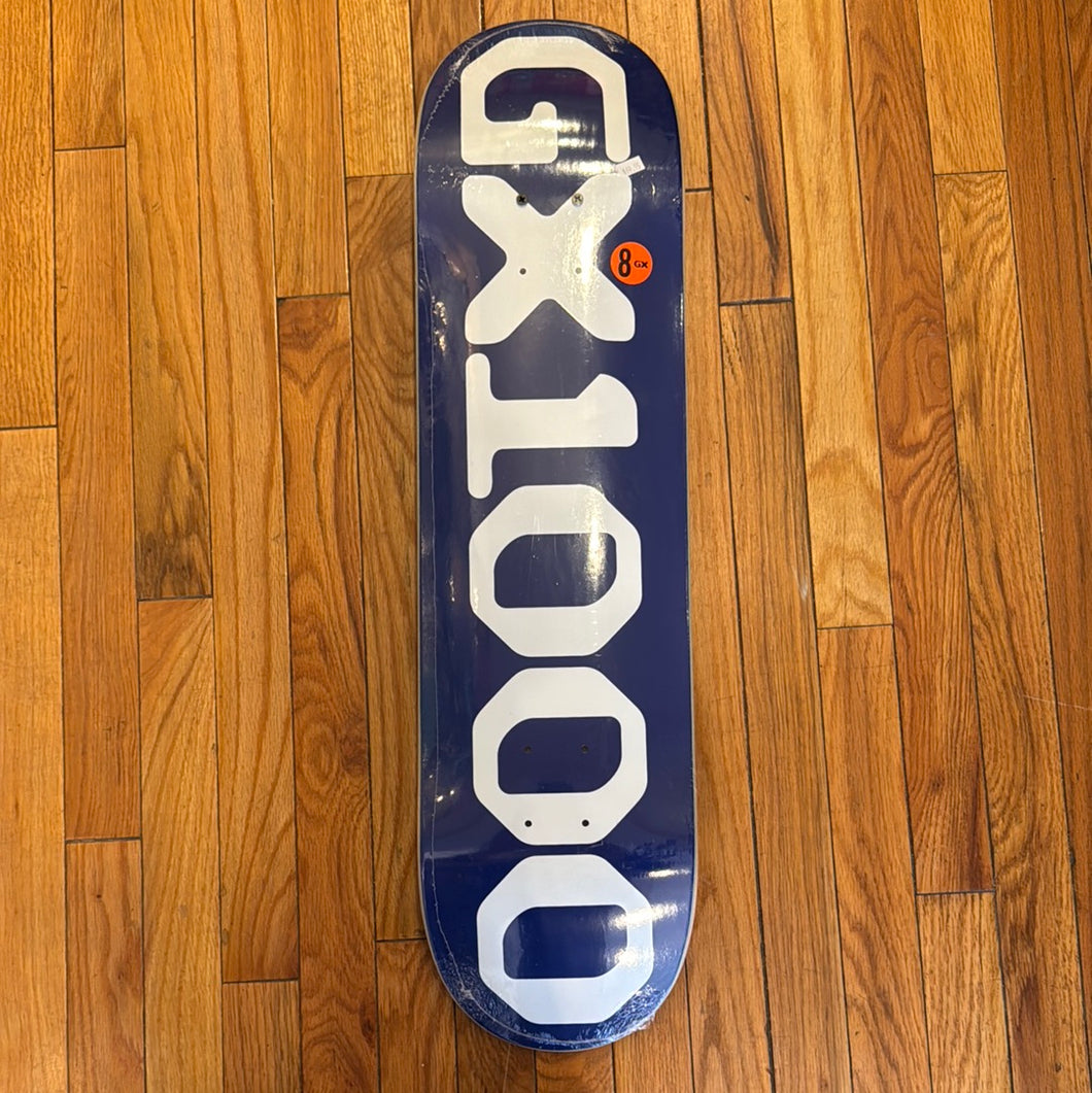 GX1000 Blue Logo Deck 8.0