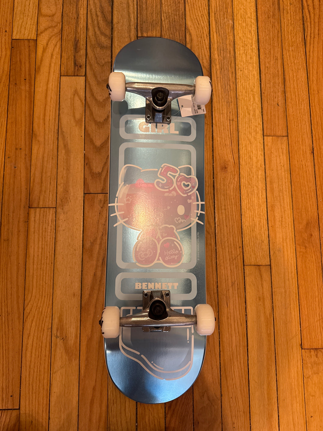 Girl Skateboards x Hello Kitty 50th Anniversary Bennett Pre-assembled Complete 8.0 x 31.5