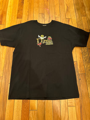 Dime Classic Fuzz Tee Black