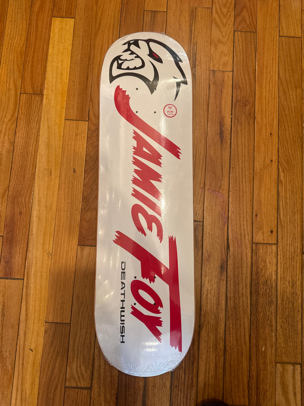 Deathwish Jamie Foy Hemi White Deck 8.5