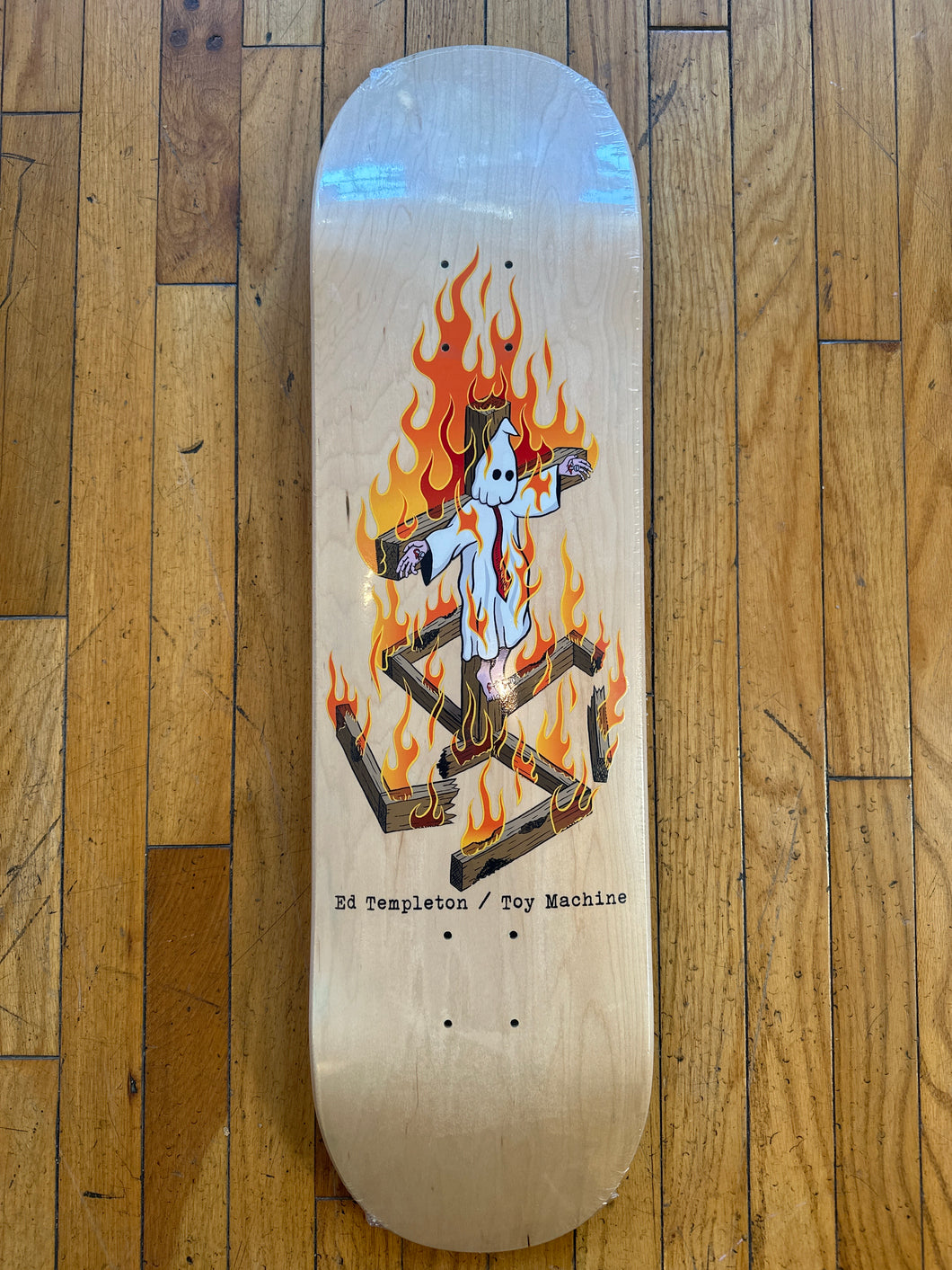 Toy Machine Ed Templeton Charred Cross 8.5”