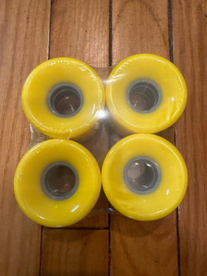 Blank Cruiser Style Yellow Wheels 83a 60mm