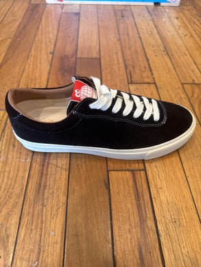Last Resort VM001 Low Suede Shoes in Black/White