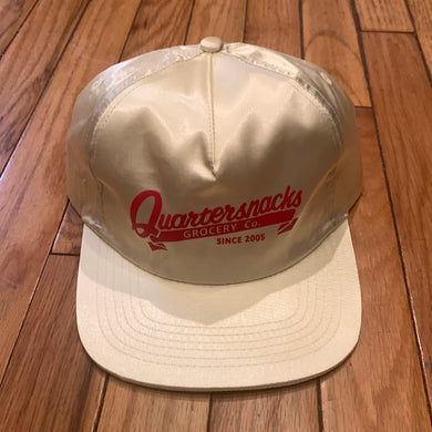 Quartersnacks Grocery Snapback Hat Champagne