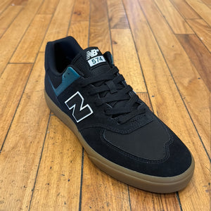 New Balance 574 Vulc shoes in Black/Green