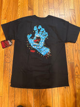 Load image into Gallery viewer, Santa Cruz x Stranger Things Screaming Lights Tee Black