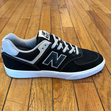 Load image into Gallery viewer, New Balance 574 Vulc shoes in Black/Grey