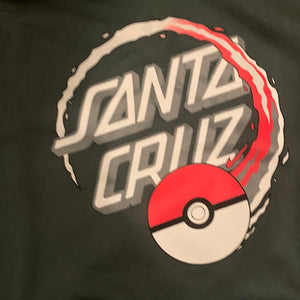 Santa Cruz x Pokémon Poké Ball Dot Hooded Sweatshirt Alpine Green