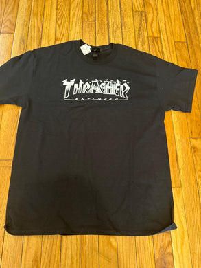 Anti-hero x Thrasher Mag Pigeon Mag Tee Black