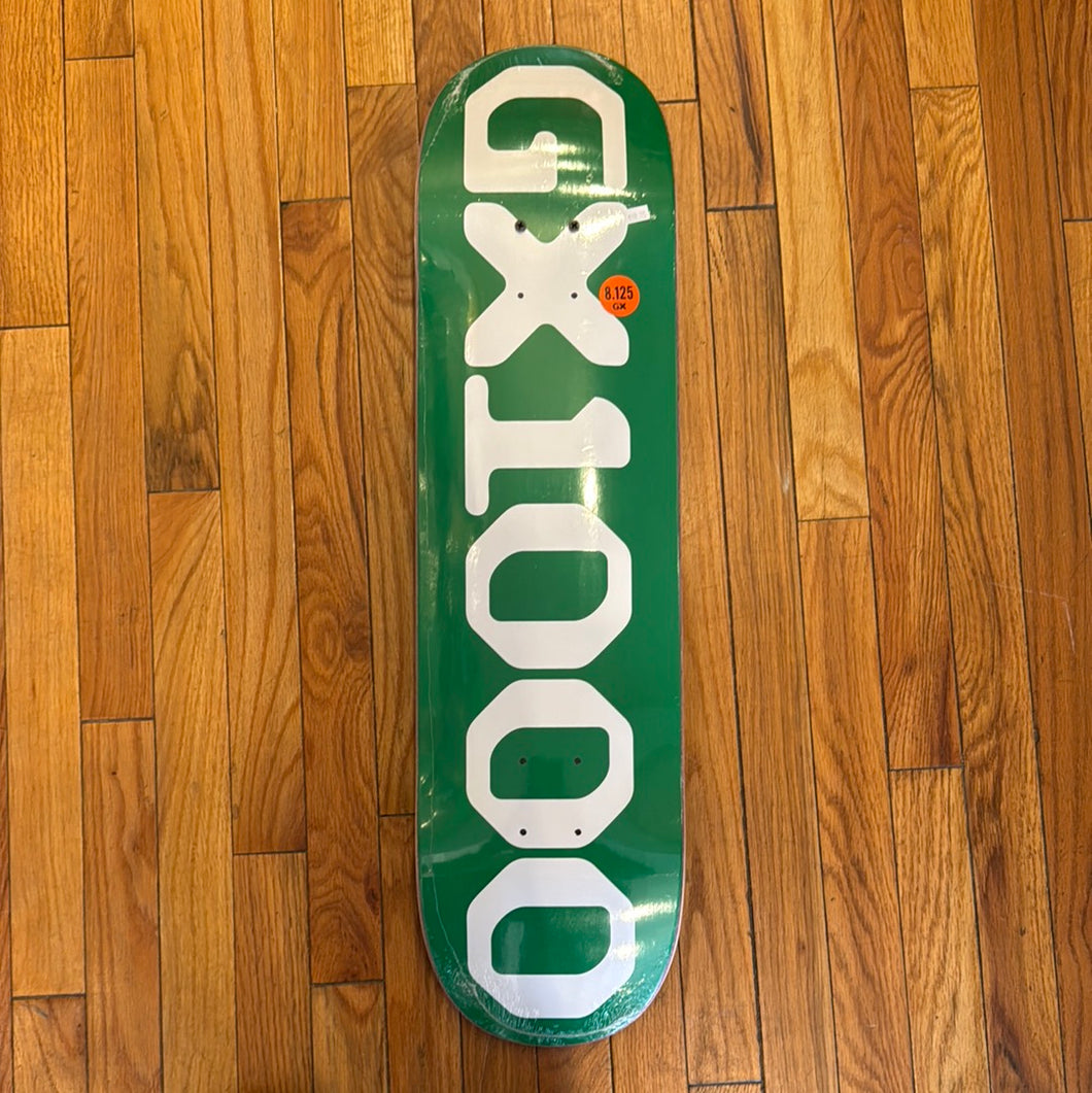 GX1000 Green Logo Deck 8.125