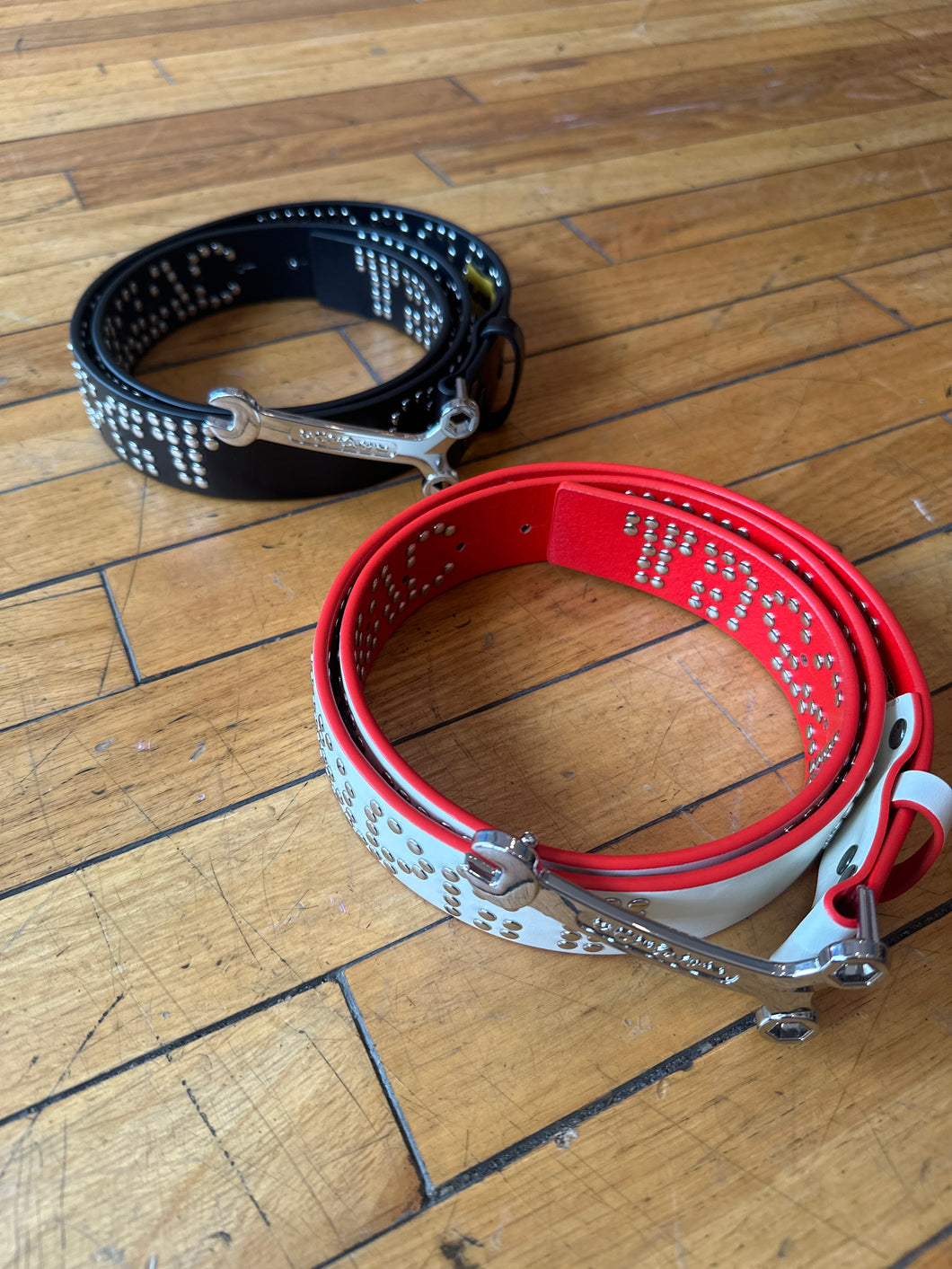 Carpet Company Season 20 Riveted Leather Belt