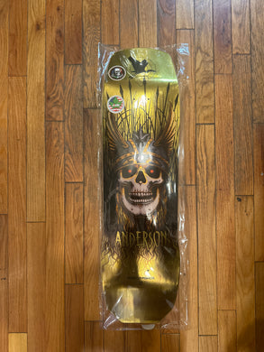 Powell Peralta Andy Anderson Heron Gold Foil 7ply Maple Deck 9.13