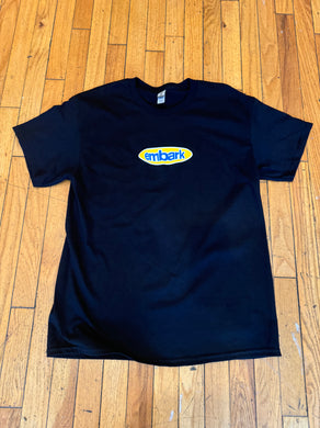 Embark Oval Logo Tee Black