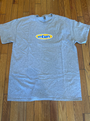 Embark Oval Logo Tee Heather Grey