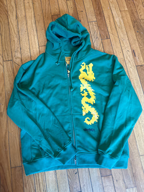 Carpet Company Season 20 Dragon Zip Hoodie Green