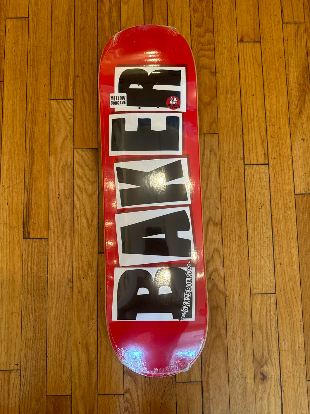 Baker Brand Logo Black Team Deck 8.75