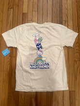 Load image into Gallery viewer, Girl Rainbow Stacked Tee Cream