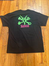 Load image into Gallery viewer, Powell Peralta Rat Bones Blacklight Tee Black
