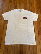 Load image into Gallery viewer, Violet Block Team Tee White
