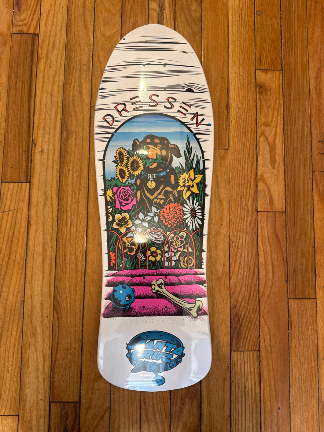 Santa Cruz Eric Dresden Pup Reissue Deck 9.5 x 29.44