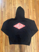 Load image into Gallery viewer, Embark Clear Hoodie Black