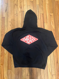 Embark Clear Hoodie Black