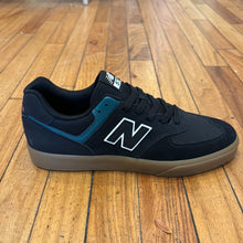 Load image into Gallery viewer, New Balance 574 Vulc shoes in Black/Green