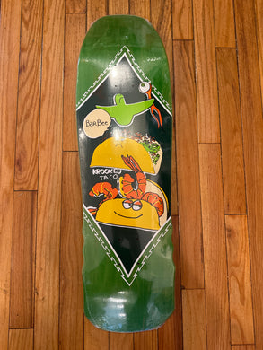 Krooked Ray Barbee Shrimp Taco Shaped Deck 9.3