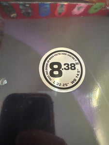 Real Foil Oval DBX Basalt Construction Deck 8.38
