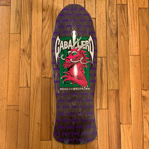 Powell Peralta Dragon and Bats Street Re-issue Black Stain Deck 9.625