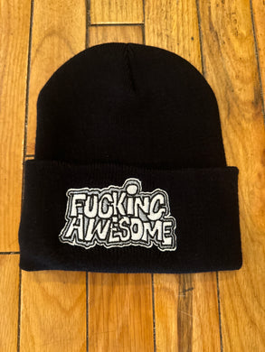 Fucking Awesome PBS Beanie Black