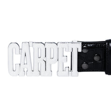 Load image into Gallery viewer, Carpet Company Season 21 Crocskin Leather Belt Black