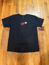 Load image into Gallery viewer, Santa Cruz x Stranger Things Screaming Lights Tee Black