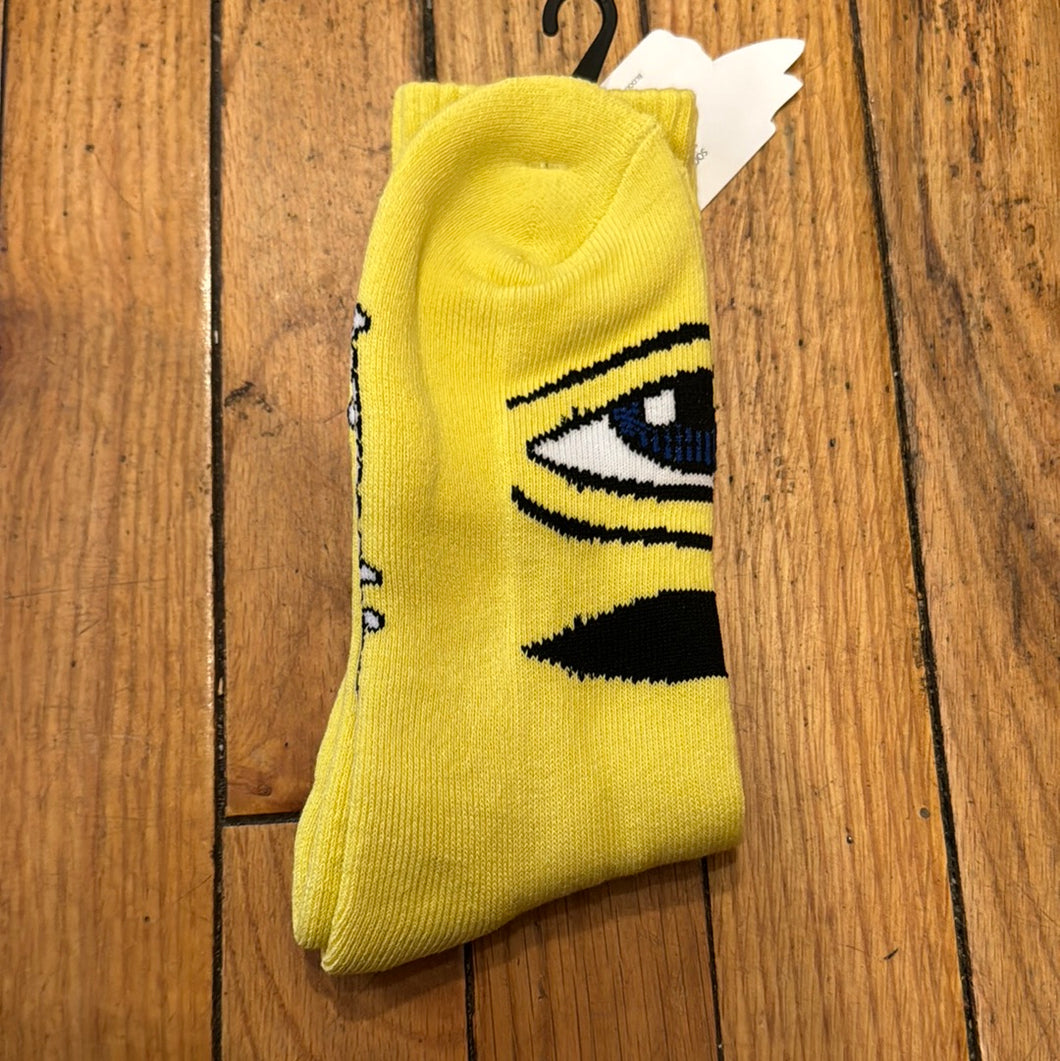 Toy Machine Turtle Boy Socks Yellow