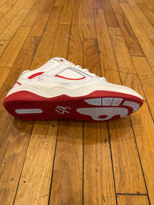 éS TJ Roger Pro Model Shoe in White/Red