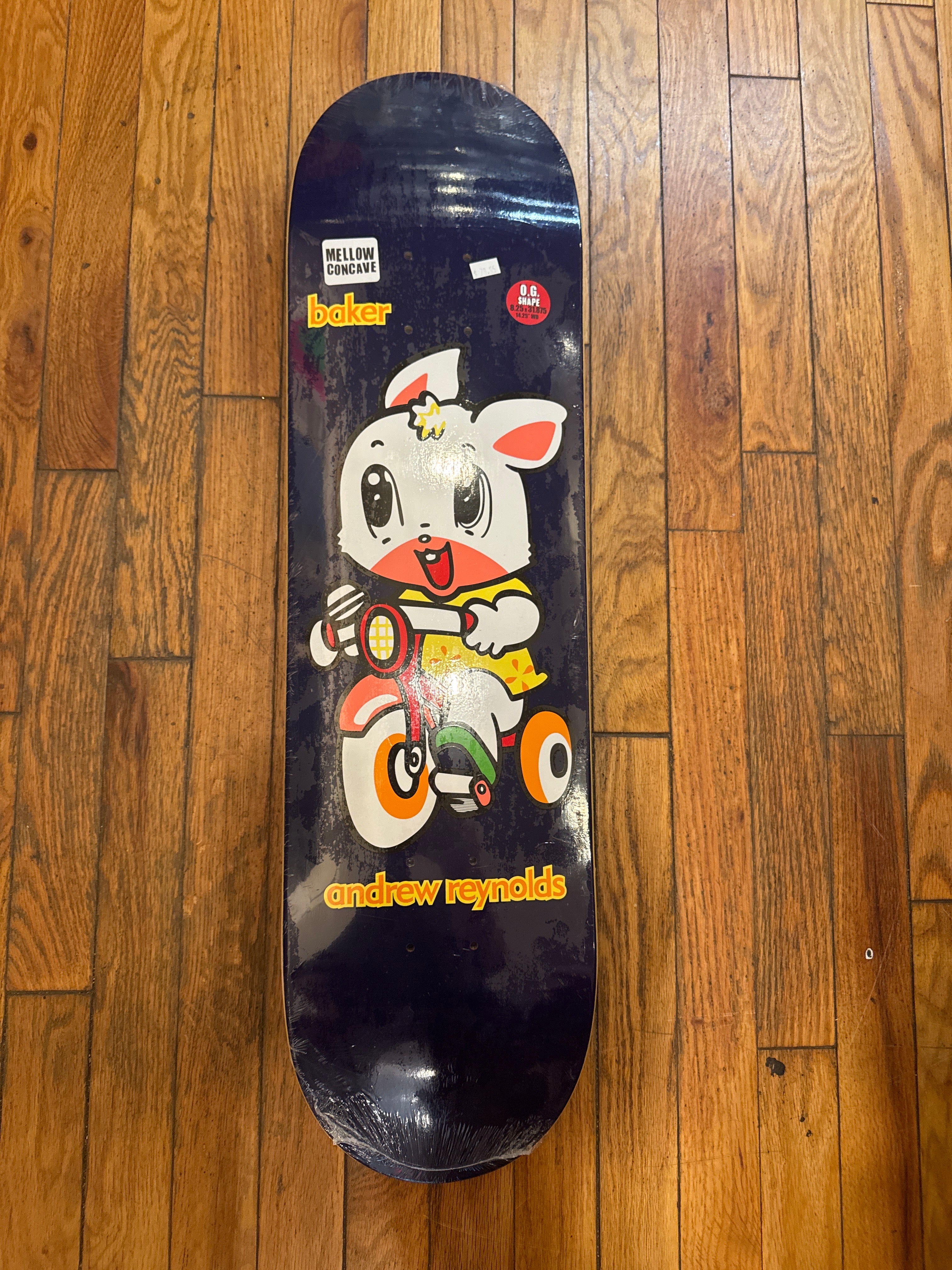 SUPER RARE Andrew Reynolds Red Black A Logo Baker Skateboard Deck Pro Model