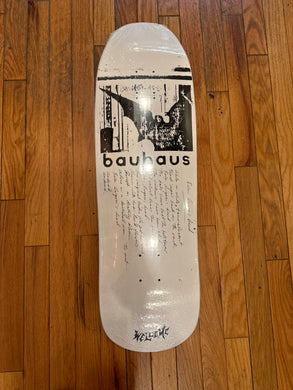 Welcome x Bauhaus Bella White Dip Shaped Deck 9.7