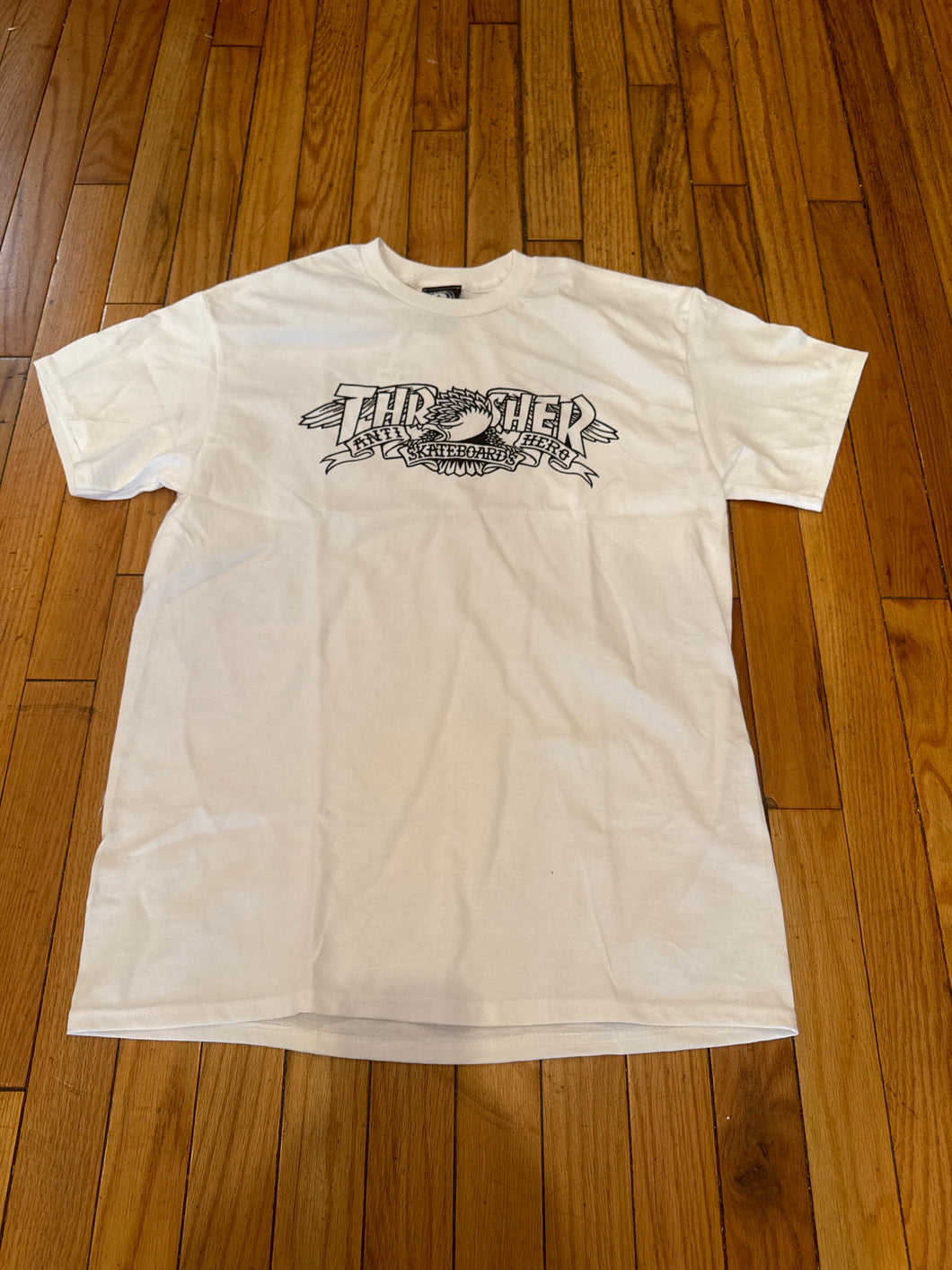 Anti-hero x Thrasher Mag Banner Tee White