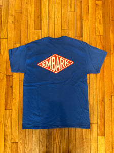 Embark Clear Tee Blue