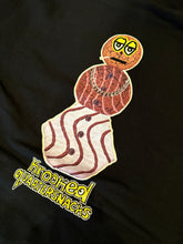 Load image into Gallery viewer, Krooked x Quartersnacks Hoody Black