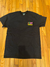 Load image into Gallery viewer, Violet Block Team Tee Black