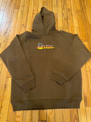 Dime Classic Skynet Hoodie Dark Brown