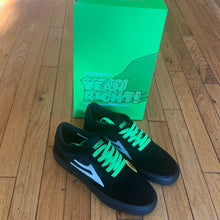 Load image into Gallery viewer, Lakai Yeah Right Staple in Black/UV Green