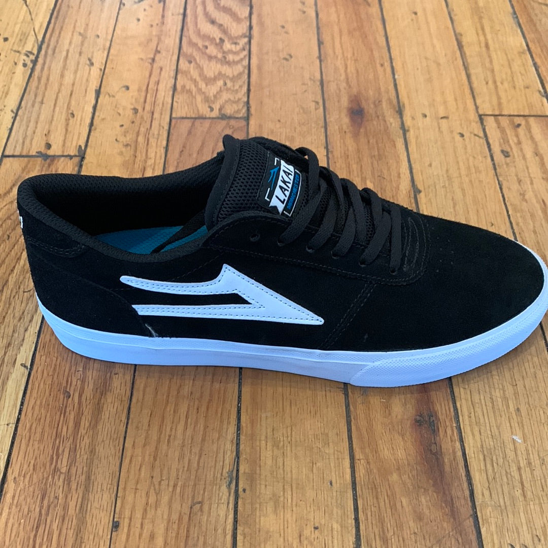Lakai MANCHESTER SELECT Black Grey Suede Skate Discounted